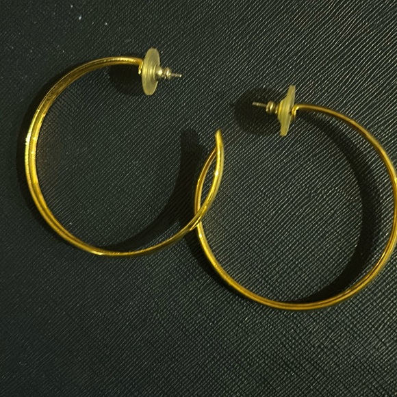 Gold Color Hoops - Picture 3 of 3